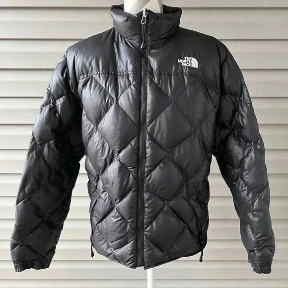 The North Face Women’s Cinch Waist Down Puffer Black Jacket Sz XL - Picture 1 of 16